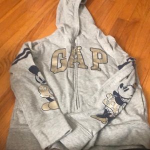 Gap Disney Minnie and Mickey unisex zip up sweatshirt